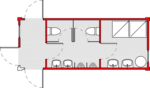 sanitarinis konteineris „KOMBI“|schema